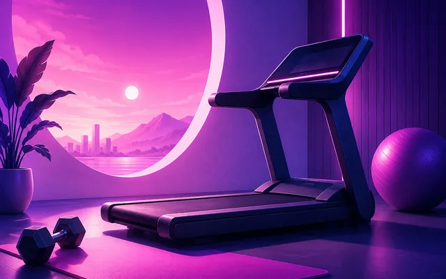 Illustrative fitness scene family.